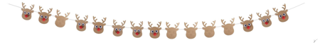 reindeer garland DIY