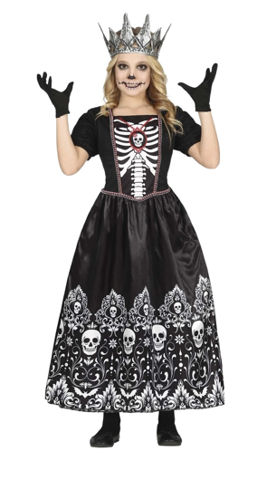 reine de la nuit robe d'Halloween pour filles