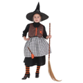 retro heks kostuum voor kinderen