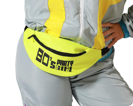 Retro Yellow Fanny Pack 80s Style