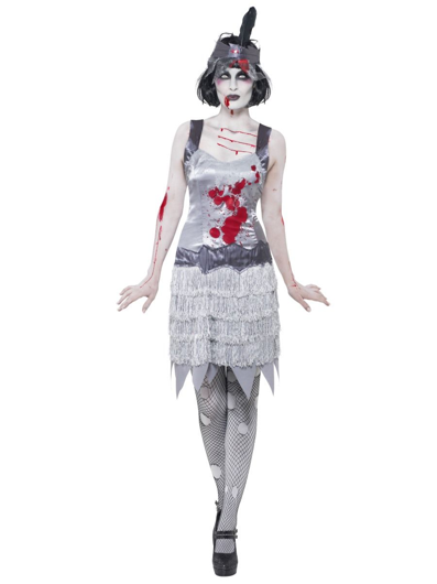 Robe charleston zombie des années 20 pour halloween