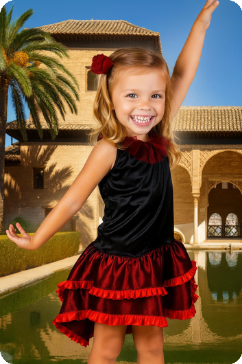 Robe de Jeune fille espagnole Dolores