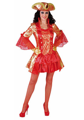 Robe de marquise sexy rouge