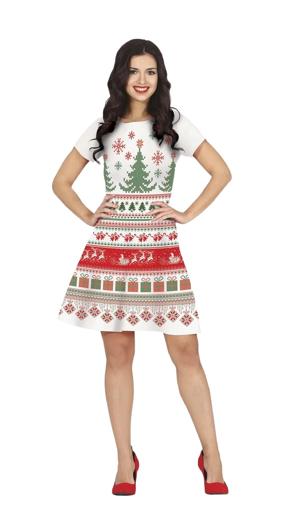 robe de Noël blanche en crochet