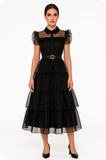 Robe de soirée pour dames mercredi