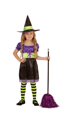 Robe de sorcière avec le chapeau pour des filles