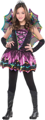 Robe de sorcière rock Halloween pour filles