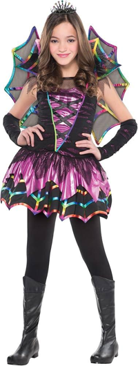 Robe de sorcière rock Halloween pour filles