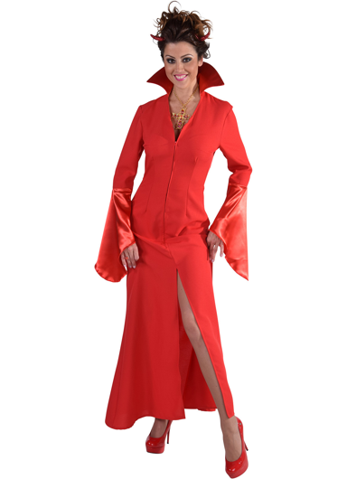 Robe de vampire diable rouge