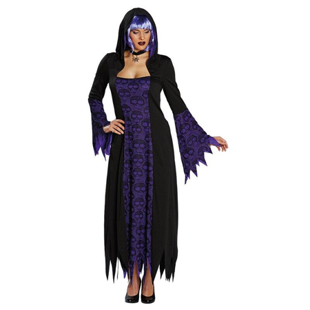 Robe d’Halloween avec crânes