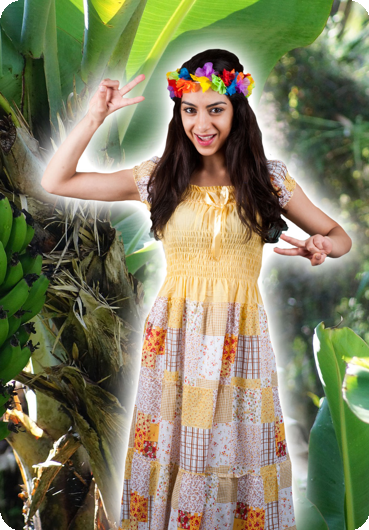 Robe hippie à fleurs