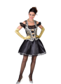 Robe marquise sexy avec brocart