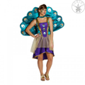 Robe paon pour femme
