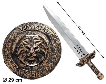 Roman sword and shield