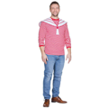 Rood wit gestreept t-shirt