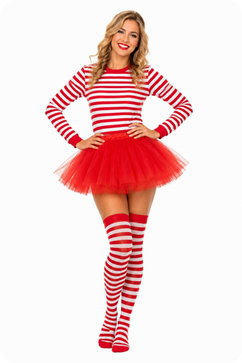 Rood Wit Gestreept T-shirt