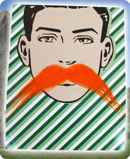 Rosse oranje snor Obelix