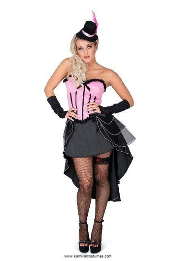 Roze Burlesque dame