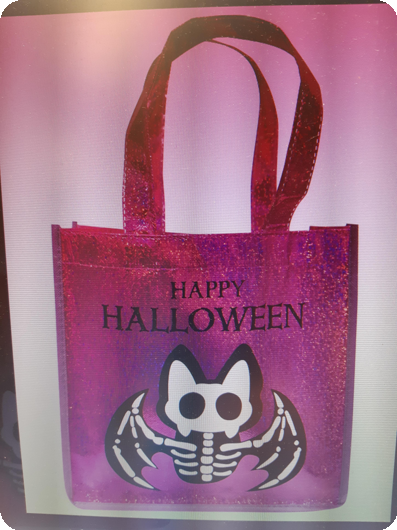 Roze  halloween tasje