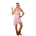 roze indianen jurk voor dames