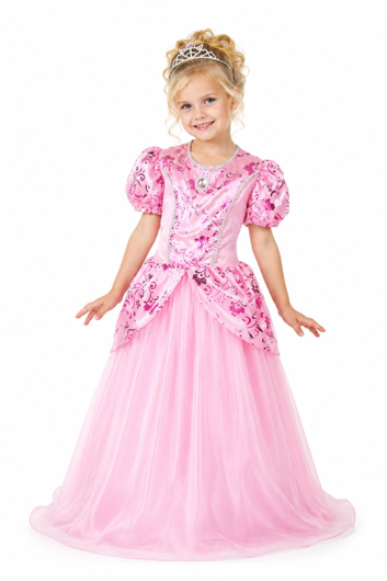 Roze prinsessen jurk voor meisjes