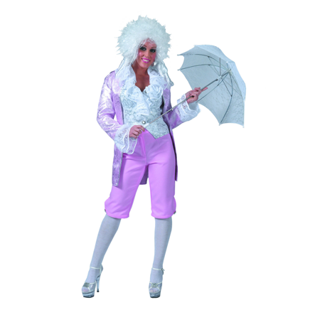 Roze Rococo outfit - Elegante 18e-eeuwse Dameskostuum