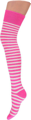 Roze wit gestreepte kniepanty