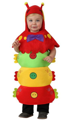 Rups / duizendpoot baby verkleed pakje