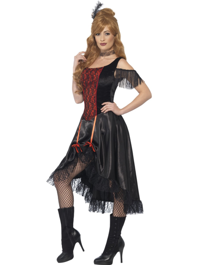 Saloon cowgirl verkleed kostuum voor dames