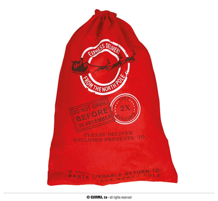 Santa Claus bag felt
