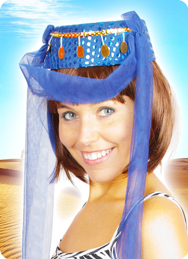 Sarouel chapeau bleu