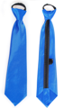 Satijnen das blauw