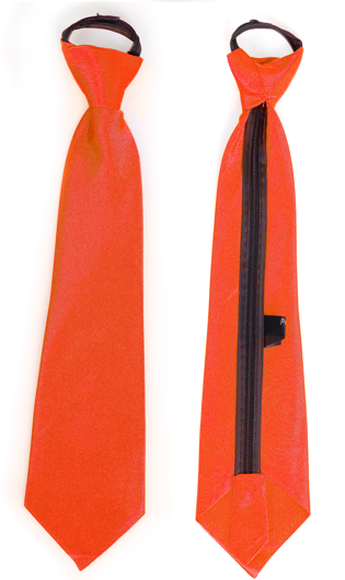 Satijnen das rood