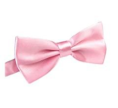 Satin bow pink