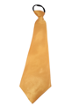 Satin tie gold yellow