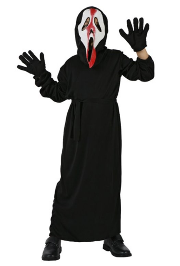 Scream jongen kostuum met masker