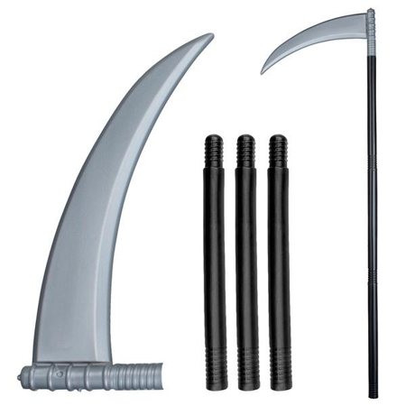 Scythe 4-piece screwable plastic Halloween