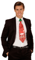 Sequin tie merry christmass