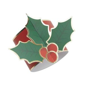 serviette ringen kerst 8 stuks
