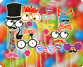Set de photomaton Joyeux anniversaire