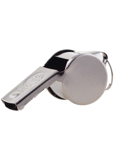 Set of 12 metal referee whistles