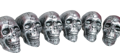 Set of 6 skulls