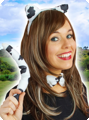 Set pour deguiser Vache