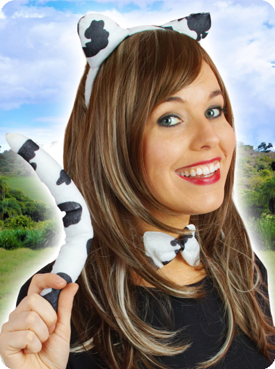 Set pour deguiser Vache