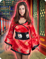 Sexy geisha jurk Miss Wong