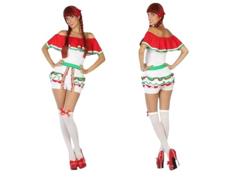 Sexy Jumpsuit Dame mexicaine