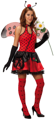 Sexy lady bug fancy dress