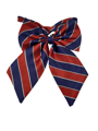 Sexy student bow tie blue/bordeaux