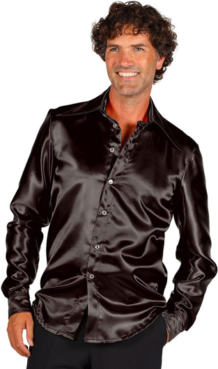 shirt satin black