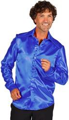 shirt satin blue